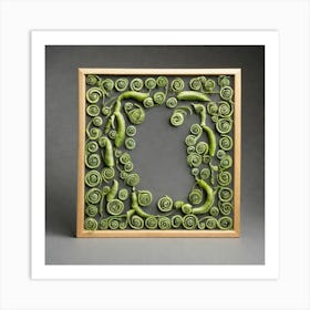 Ferns In A Frame 1 Art Print