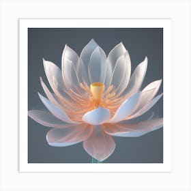 Lotus Flower Art Print