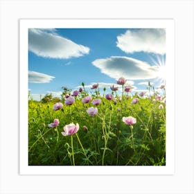 Field Of Poppies Art Print