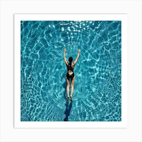 Swimming Art Print (36) Art Print