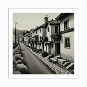 Street In Portugal Art Print