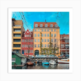 Houses Of Copenhagen Art Print