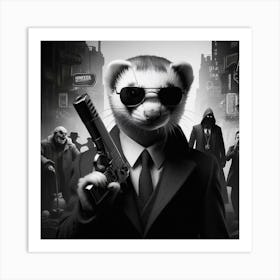 Ferret 5 Art Print