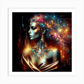 Portrait Artwork 53 Art Print