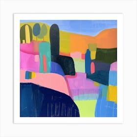 Abstract Park Collection Castle Park Bristol 2 Art Print