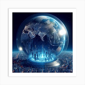 Futuristic World 6 Art Print