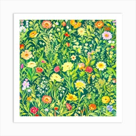 Wildflowers 2 Art Print