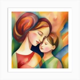 Mother And Child Art Print