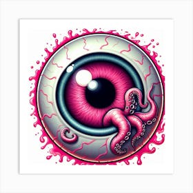 Octopus Eye Art Print