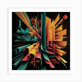 Abstract Painting 3 Art Print