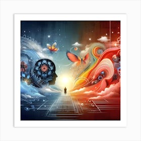 Psychedelic Painting 2 Art Print