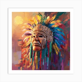 Indian Mask 1 Art Print