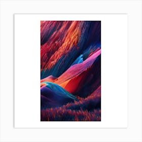 Abstract painting Art Print