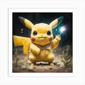 Pokemon Pikachu 2 Art Print