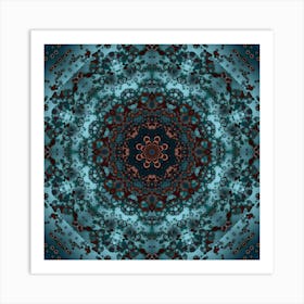 Abstract Mandala Eclipse Of The Sun Art Print