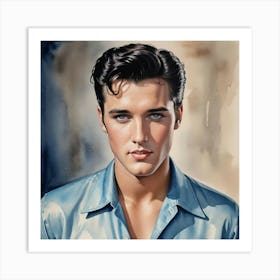 Memphis Icon Elvis Presley Art Print