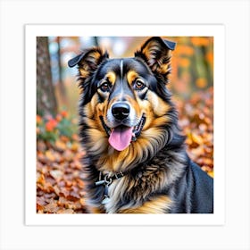 German dog 5 Art Print