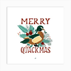 Merry Quackmas Art Print