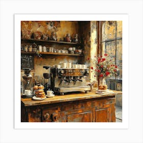 Coffee Shop Art Art Print