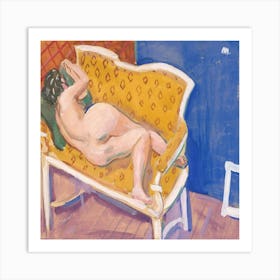 Reclining Nude By Cyprián Majerník 1 Art Print