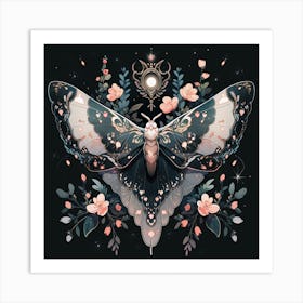 celestial Moth Art Print