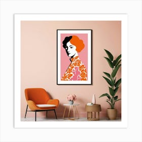 Default Matisse Cutout Pink Orange Poster Wall Art Art Print 3 Art Print