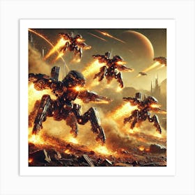 Phoenix Strikers Shock Cavalry Art Print