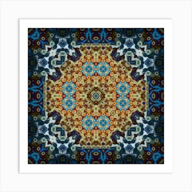 Psychedelic Mandala 5 Art Print