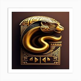 Egyptian Snake Art Print