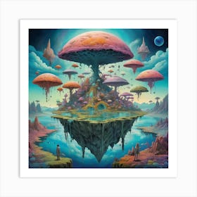 Dreamland art print Art Print