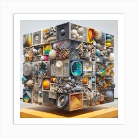 Miscellaneous Cube 1 Art Print