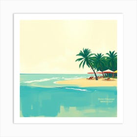 Beach - Beach Stock Videos & Royalty-Free Footage Art Print