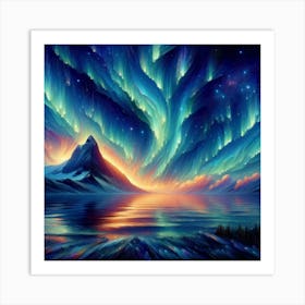 Aurora S Symphony 9 Art Print