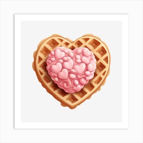 Waffle Heart 7 Art Print