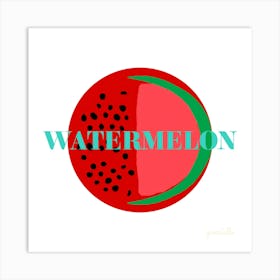 Watermelon Art Print