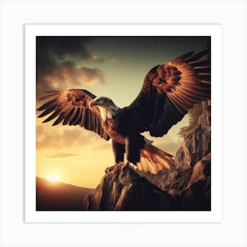 Heroic bird Art Print