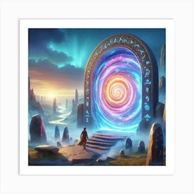 Portal To The Future paintings art print 1 Art Print