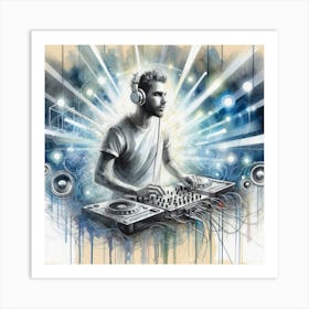 Dj Dj Art Print