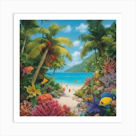 Tropical Paradise Art Print