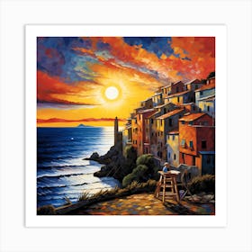 Azure Dreams on Canvas Art Print