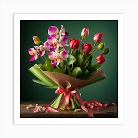 Bouquet Of Flowers 12 Art Print