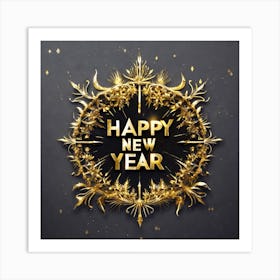 Happy New Year 35 Art Print