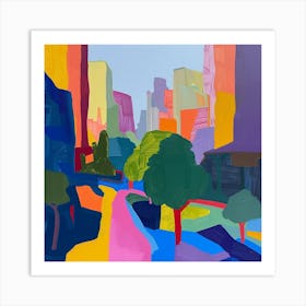 Abstract Park Collection High Line Park New York City 1 Art Print