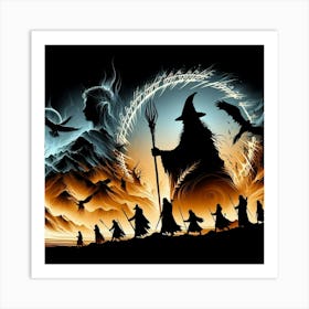 Lord of Rings Art Print