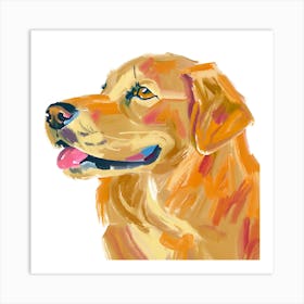 Golden Retriever 02 Art Print