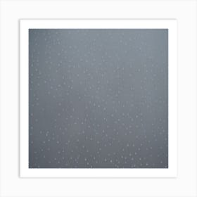 Rain Drops On A Window Art Print