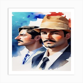 Two Men In Suits 1 Art Print