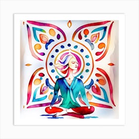 Yoga_3 Art Print