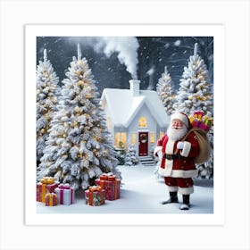 Santa Claus 5 Art Print