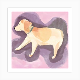 Dog On A Cloud Art Print